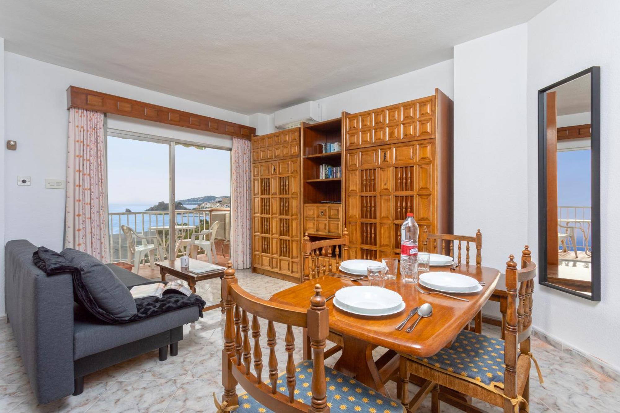 1004 - Beachfront Apartment On El Paseo, 4 Pers - Air Conditionning - Wi-Fi - Smart Tv Almuñécar Exteriör bild